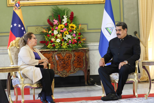 Presidente Nicolás Maduro recibe cartas credenciales de embajadora de Nicaragua