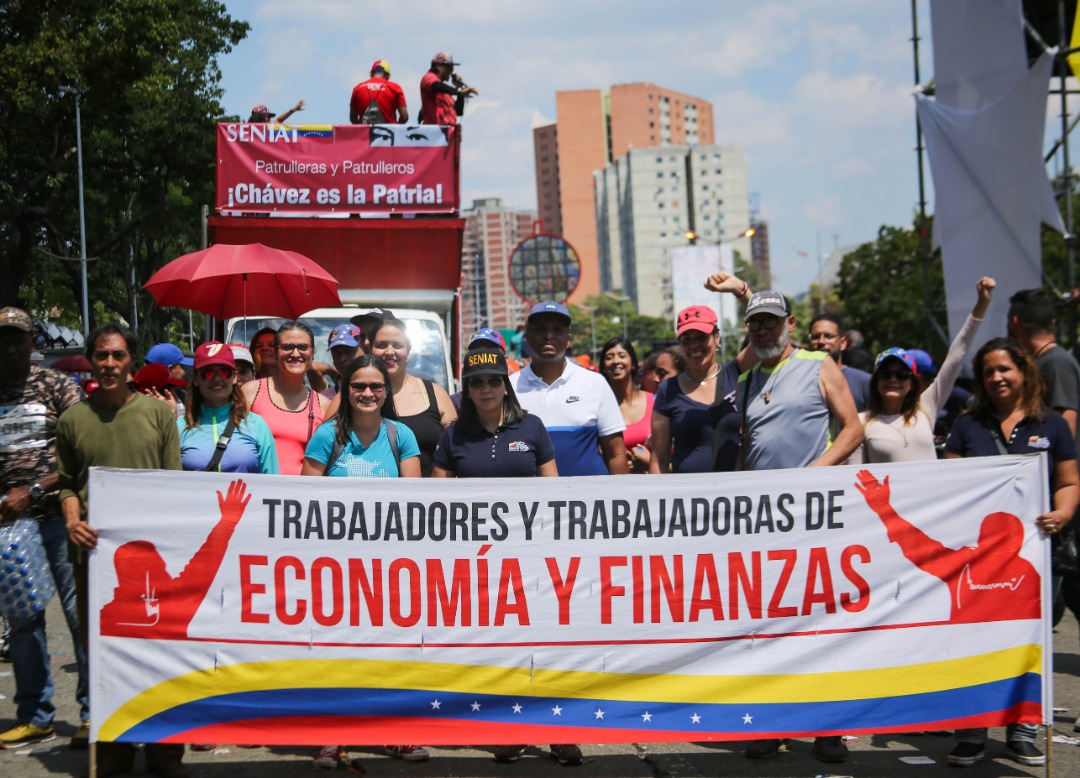 Pueblo Revolucionario se movilizó en defensa de la paz en Venezuela - MPPEF