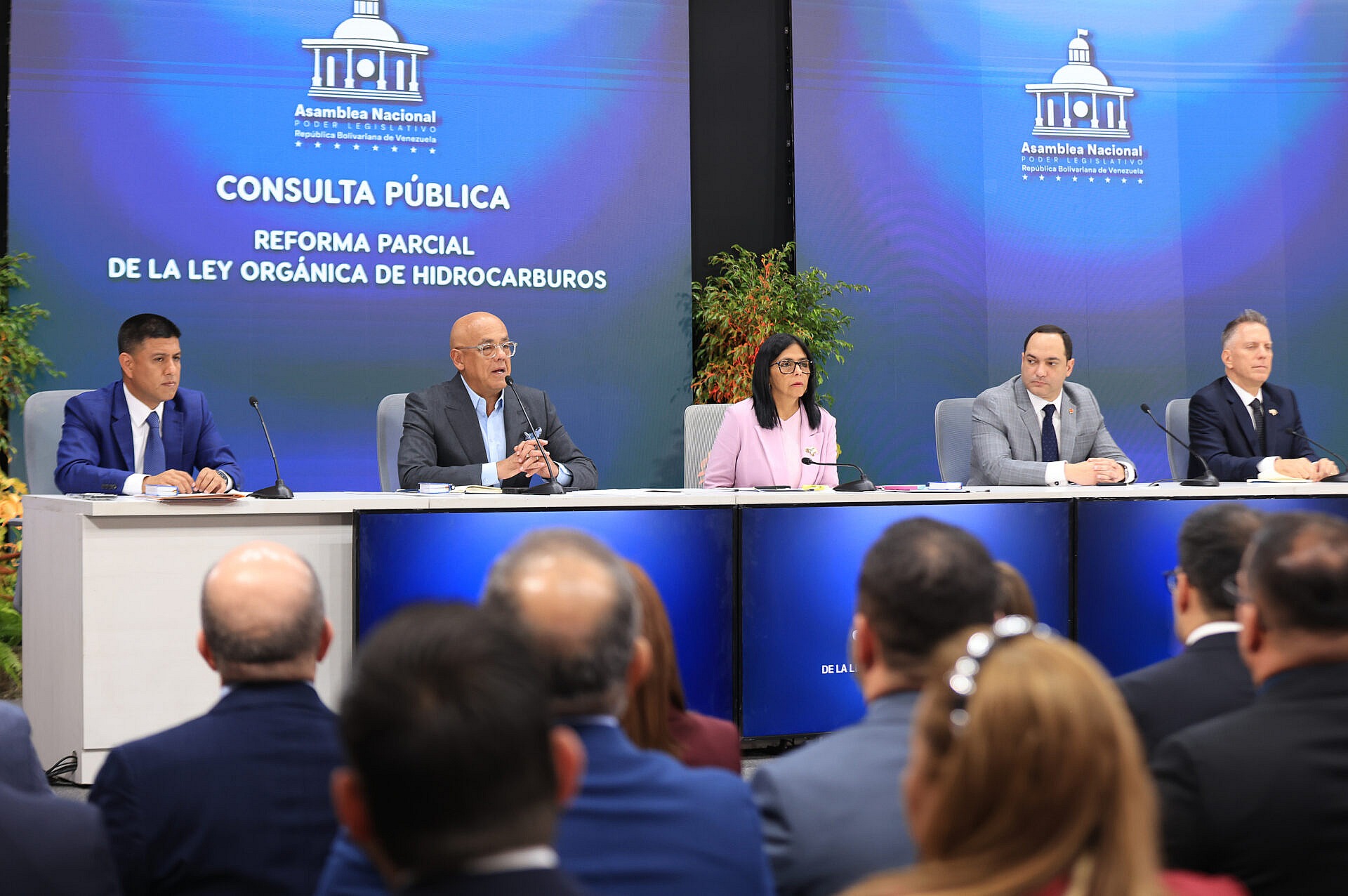 Presidenta Encargada lidera encuentro para la Consulta Pública de la Reforma Parcial de la Ley Orgánica de Hidrocarburos