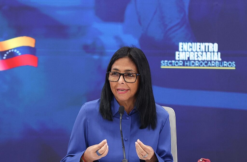 Presidenta (E) Delcy Rodríguez exhorta a EE. UU. a establecer una agenda energética de respeto mutuo