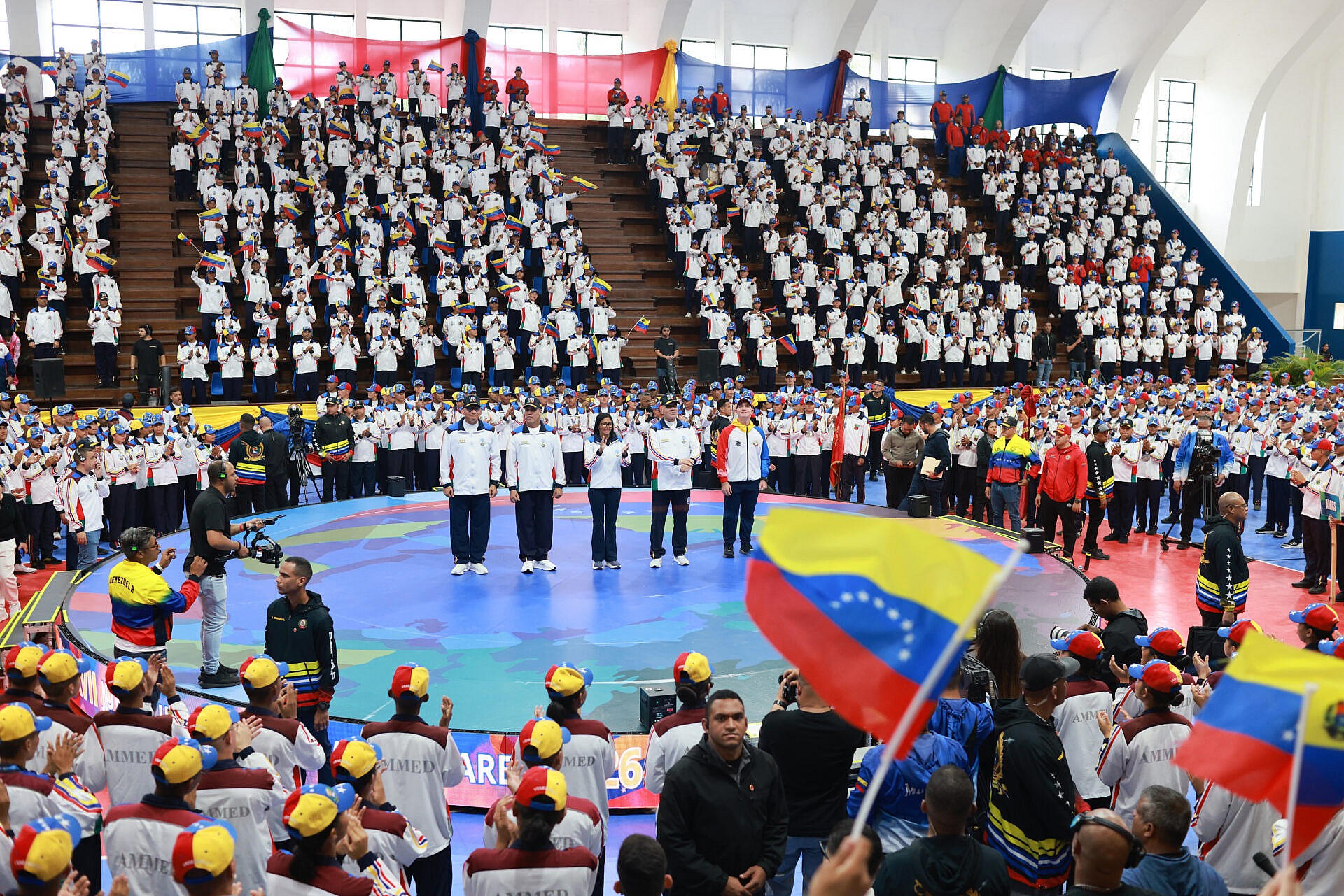 Presidenta (E) Delcy Rodríguez encabezó clausura de los XXXVII Juegos Interacademias Militares 2026