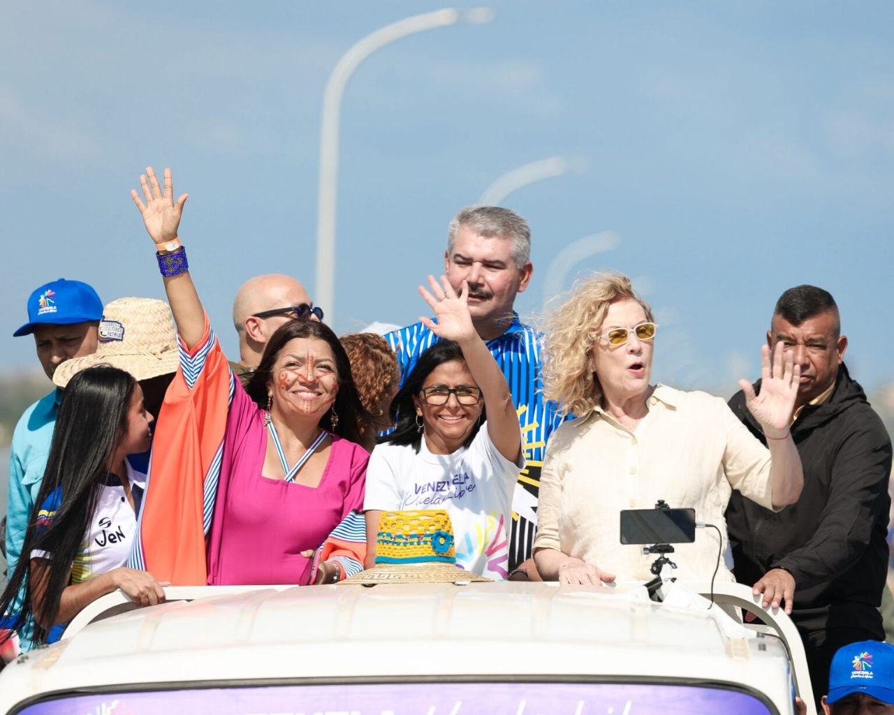 Presidenta (E) Delcy Rodríguez inicia Gran Peregrinación Nacional por una Venezuela sin sanciones