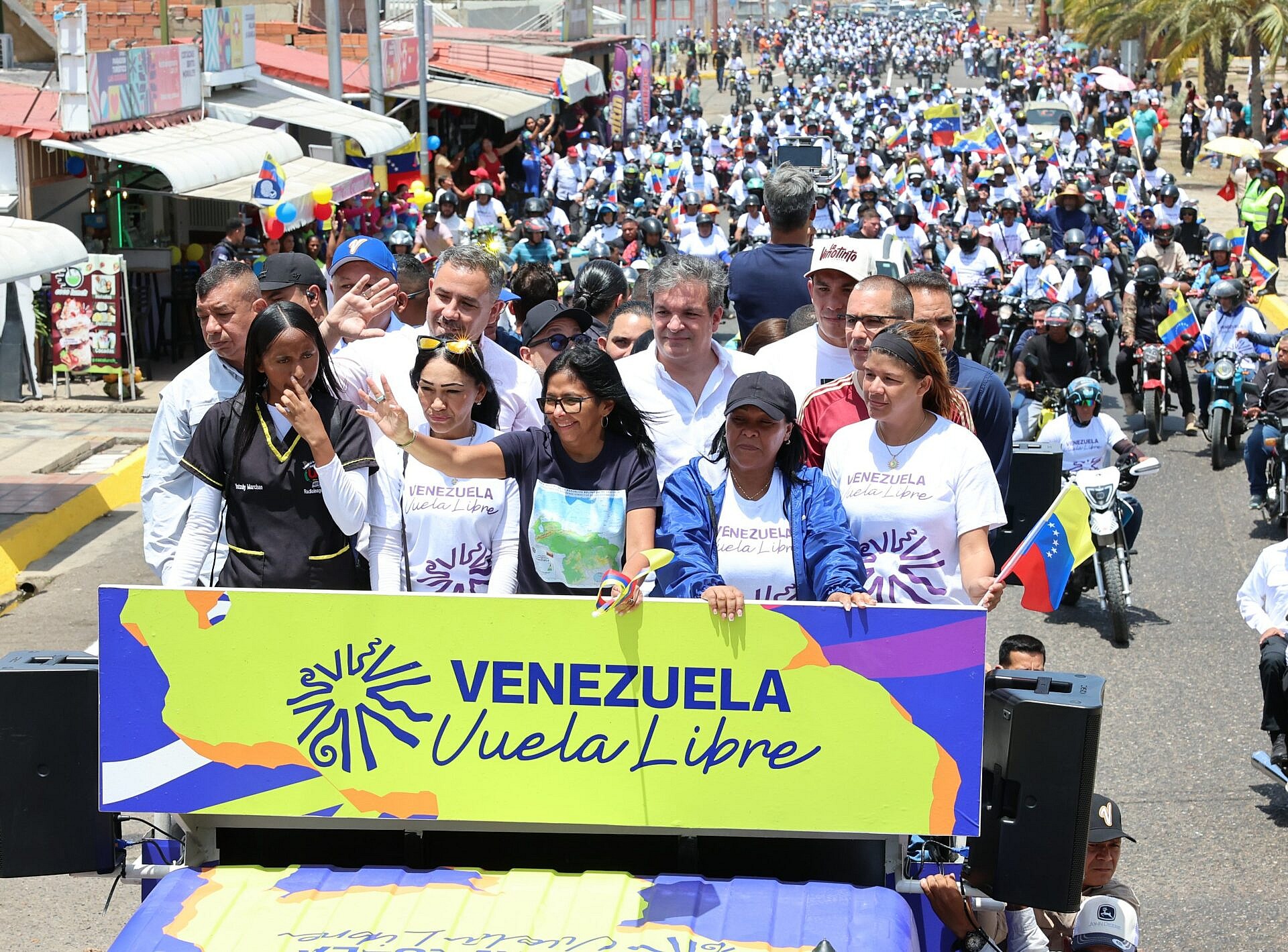 Inició segundo día de Gran Peregrinación en Anzoátegui con multitudinaria Caravana