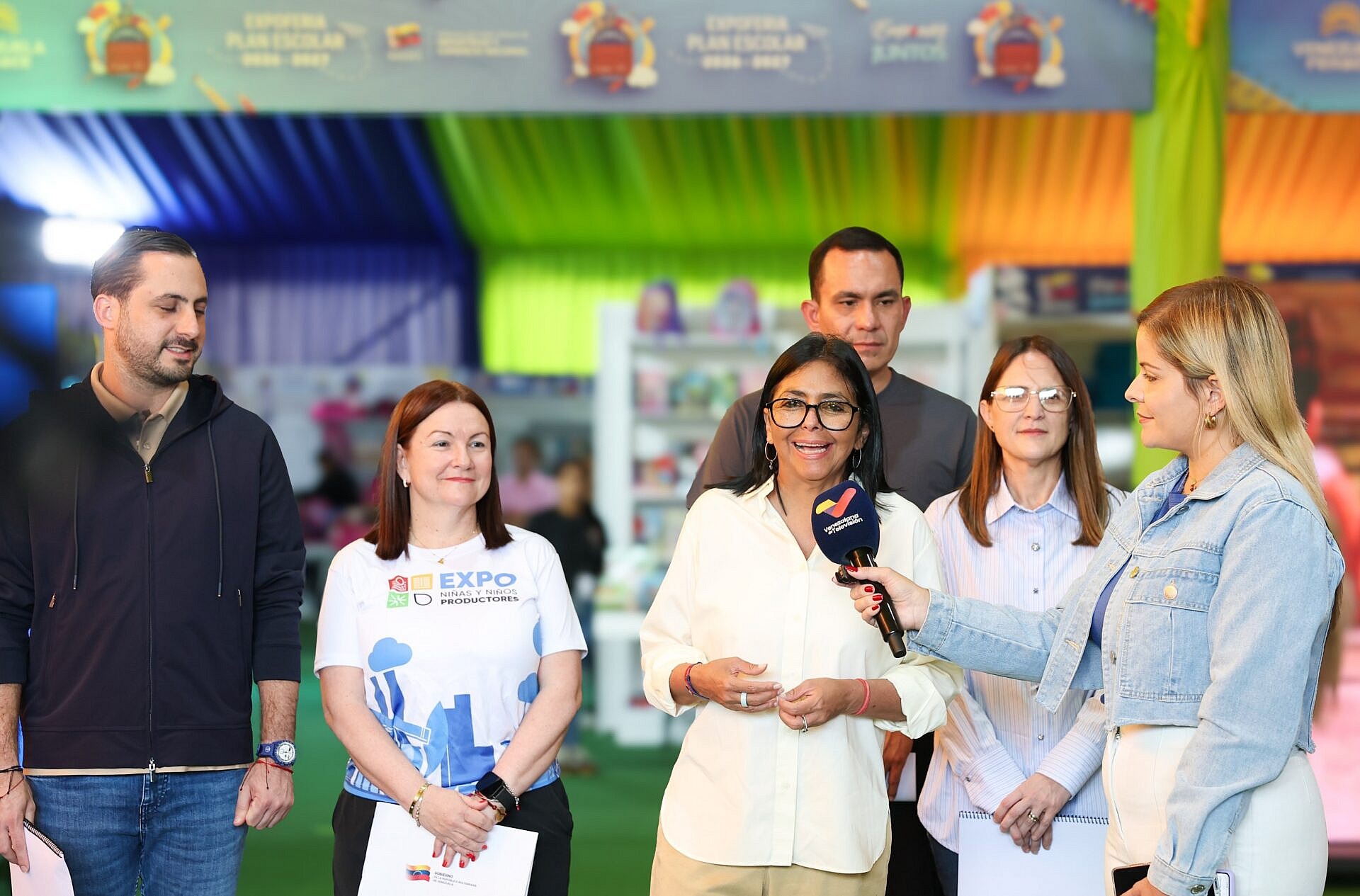 Presidenta Delcy Rodríguez lanza Expo Feria Escolar 2026 e inaugura Expo Niñas y Niños Productores