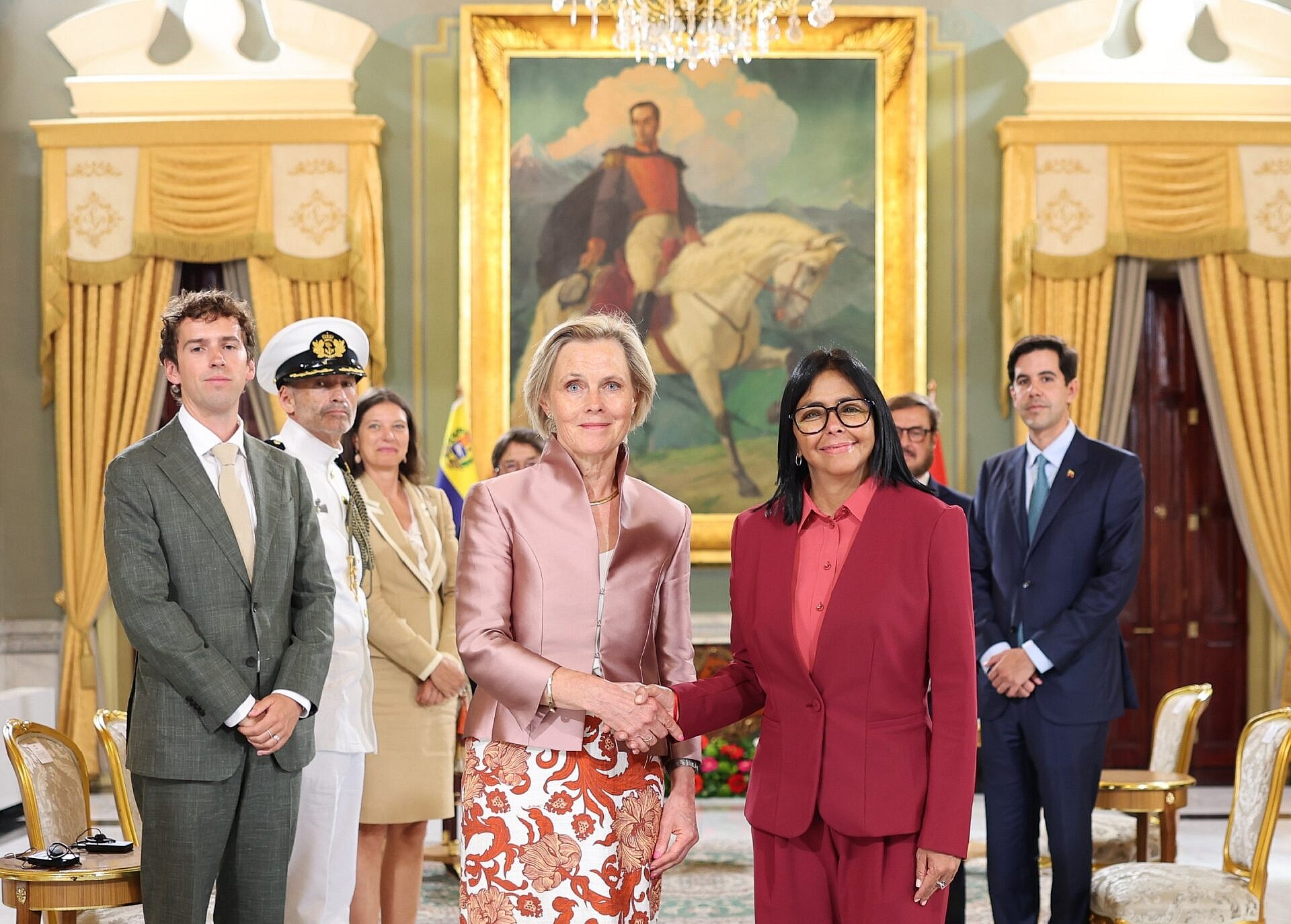 Presidenta Delcy Rodríguez recibió Cartas Credenciales por parte de la embajadora de Países Bajos en Venezuela