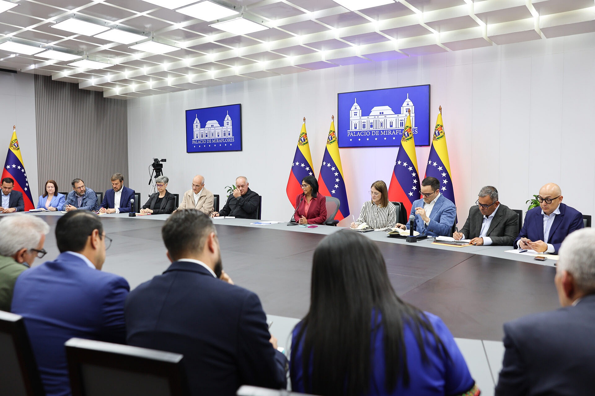 Presidenta Delcy Rodríguez lideró Consejo de Ministros desde el Palacio de Miraflores