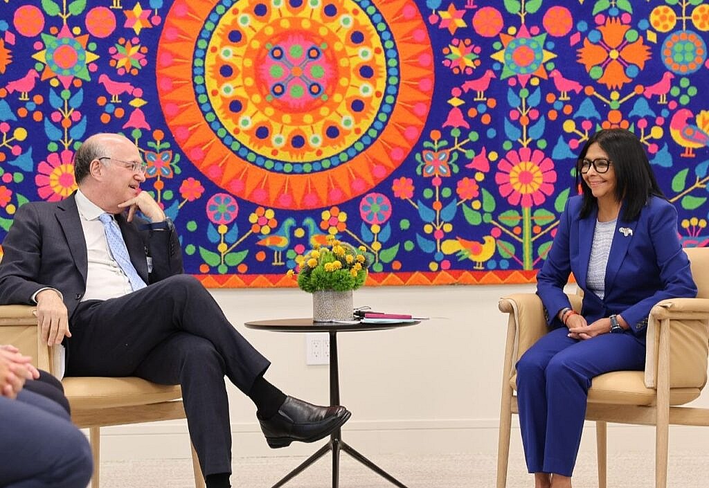Presidenta Delcy Rodríguez se reunió en New York con representantes del Banco Interamericano de Desarrollo