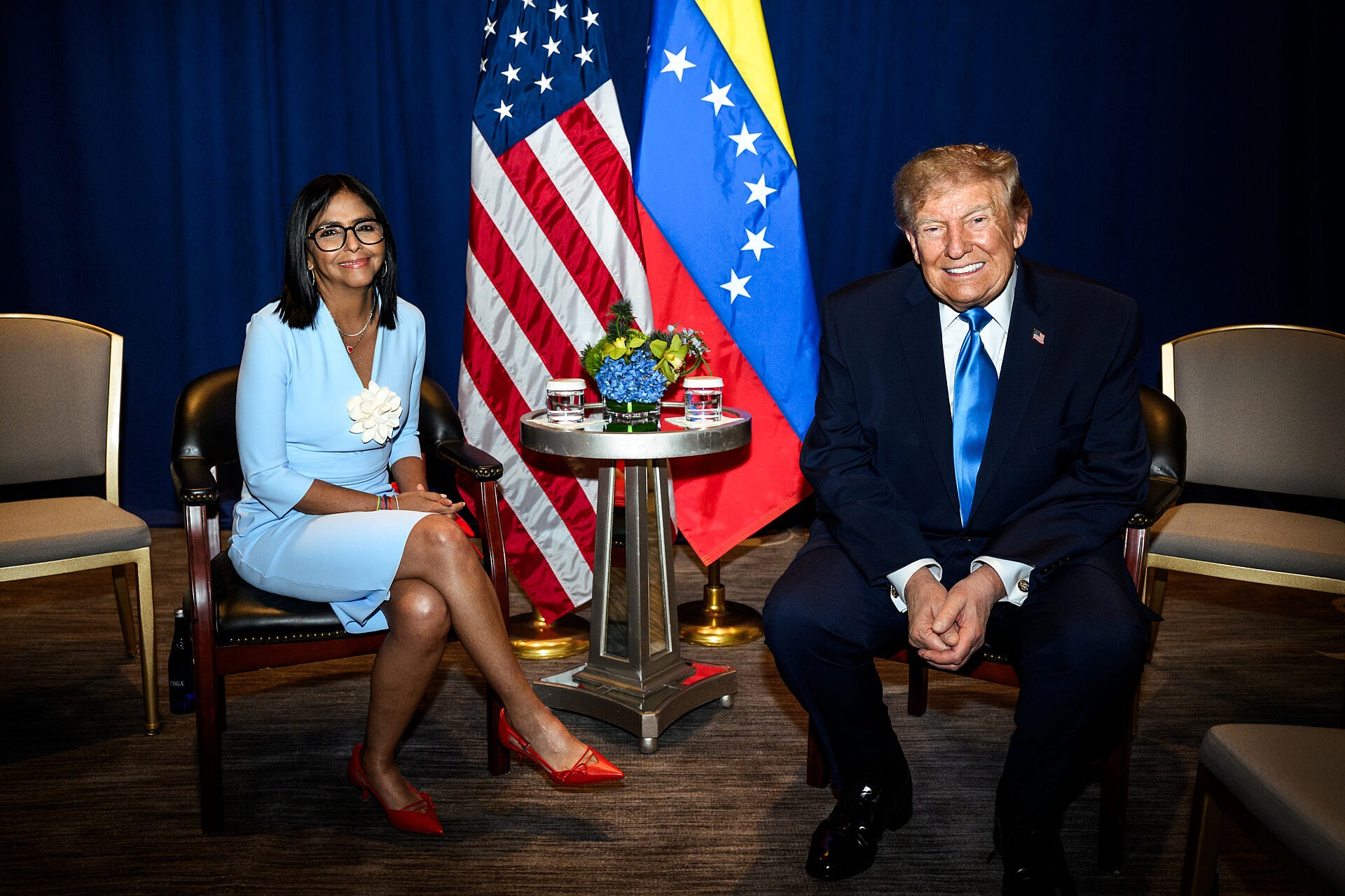 Presidenta Delcy Rodríguez y el presidente Donald Trump afianzan la diplomacia bilateral en histórico encuentro de alto nivel