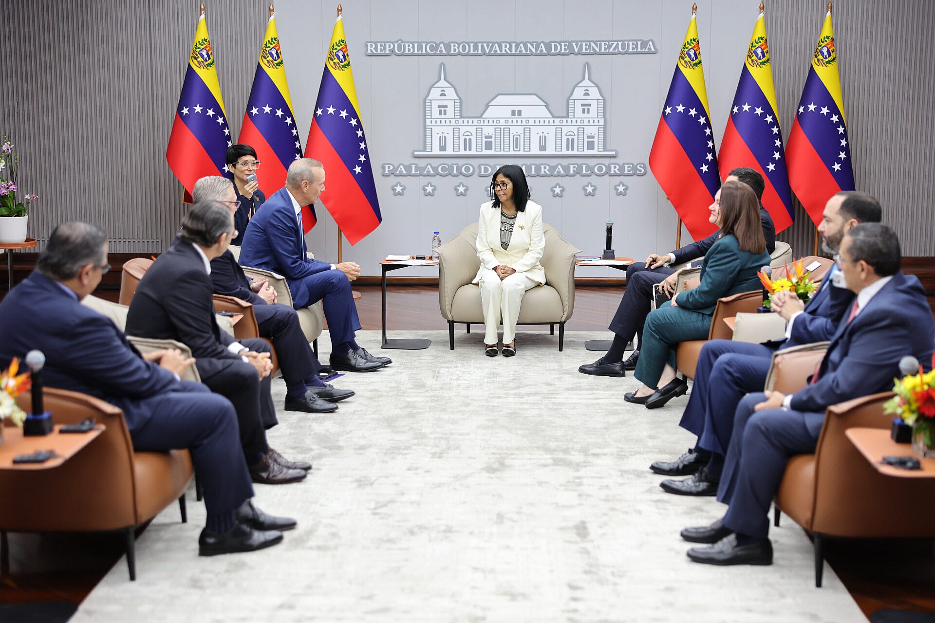 Presidenta Delcy Rodríguez encabezó reunión estratégica con ejecutivos de Chevron