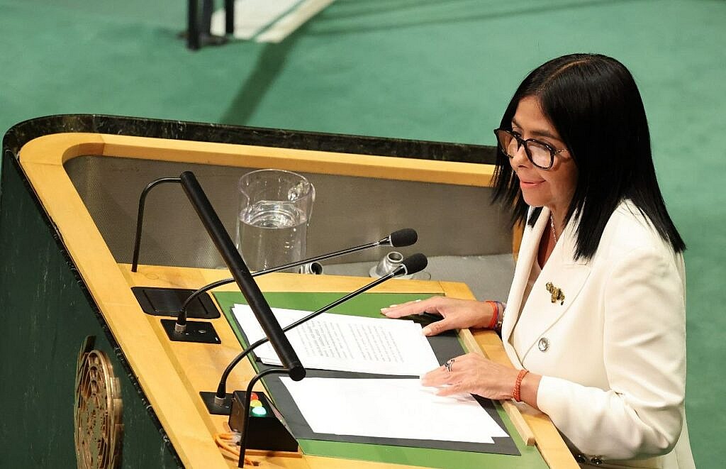 Mandataria Nacional Delcy Rodríguez convoca desde la ONU a la equidad financiera y a frenar sanciones