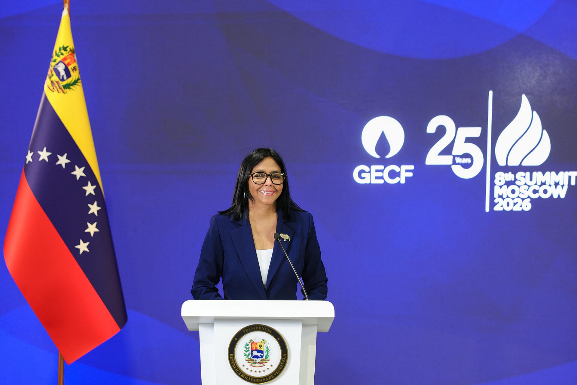 Presidenta Delcy Rodríguez participó en la Octava Cumbre del Foro de Países Exportadores de Gas